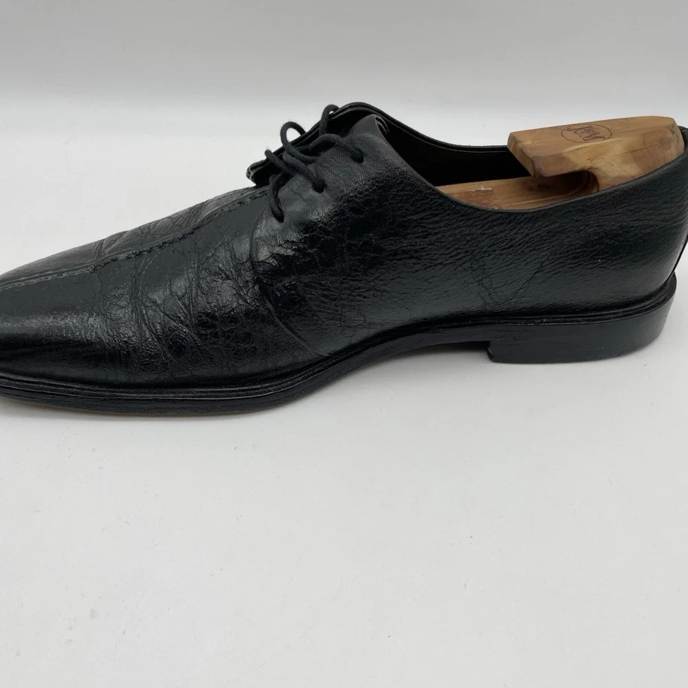Cole Haan Beckett Black‎ Pebbled Leather Oxford Dress Shoes Mens Sz 10 C06399